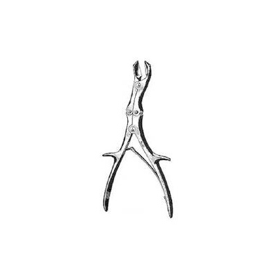 General Purpose Forceps Plier Type Angled 10-