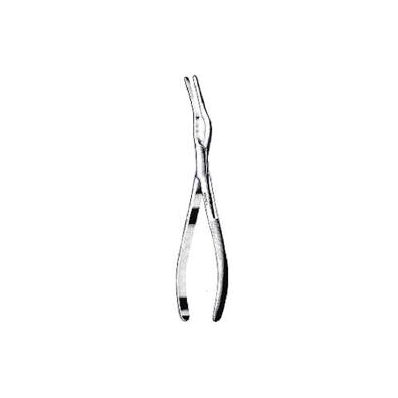 General Purpose Forceps Plier Type Curved 9 I