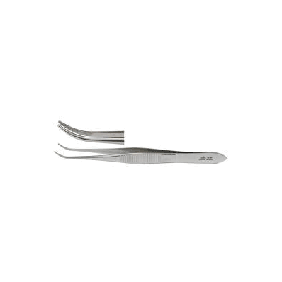 General Purpose Forceps Tweezer Type Curved 4