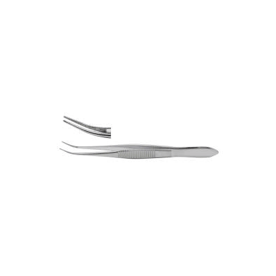 General Purpose Forceps Tweezer Type Curved 4