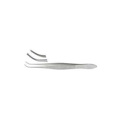 General Purpose Forceps Tweezer Type Curved 4