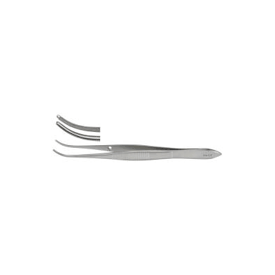 General Purpose Forceps Tweezer Type Curved 4