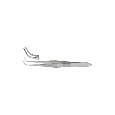 General Purpose Forceps Tweezer Type Curved 4