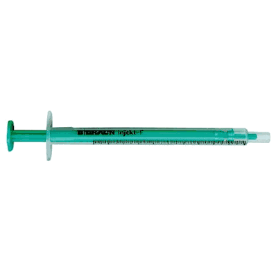 General Purpose Syringe, 1 mL Flat Top Luer Slip Tip