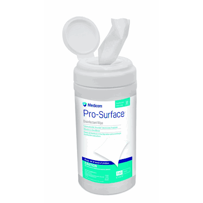 Germicidal Wipes, Kills Corona Virus in 60 seconds. X-Large Wipes, 9"x 12"