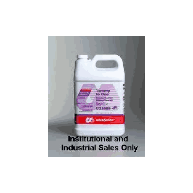 Glass Cleaner, Liquid, Cool Rain Scent 1 gallon