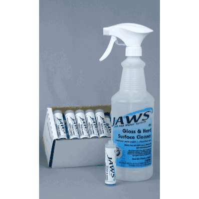 Glass Cleaner Starter Pack, Includes: 6 bottles, 6 sprayers and 6 cartridges