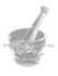 Glass Mortar & Pestle, 16 oz, sold as each Apothecary Products 22028<br><br><font color="red"><b>BACK TO THE PRODUCT TABLE, <a href="https://www.aaawholesalecompany.com/mortar---pestle-glass-mortar---pestle.html">CLICK HERE</a></b></font>