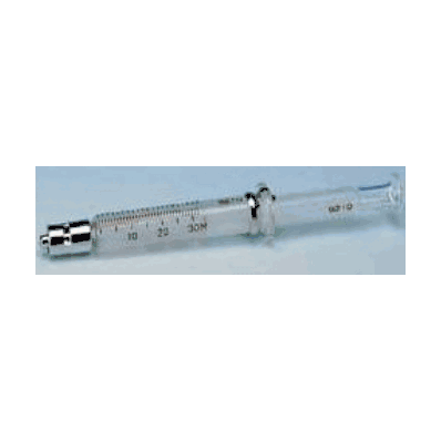 Glass Syringe, 10 mL 0.2 mL