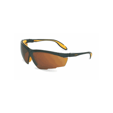 Glasses, Blck & Yllw Frame, Expresso L - Medl