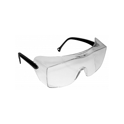 Glasses, Ox, Protective, Clear / Black - Medl