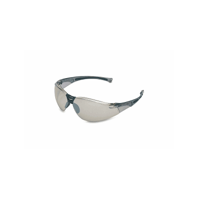 Glasses, Protective, Gray Frame, Slvr L - Med