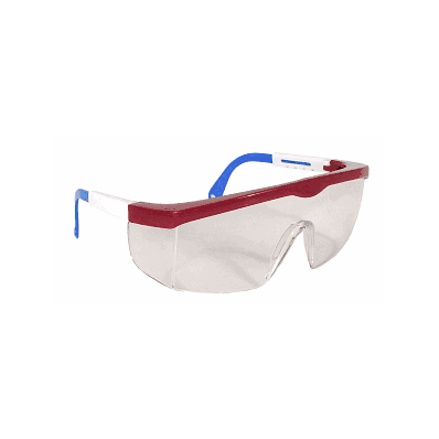 Glasses, Safety, Clear Lens, Rwb Fram, Shark
