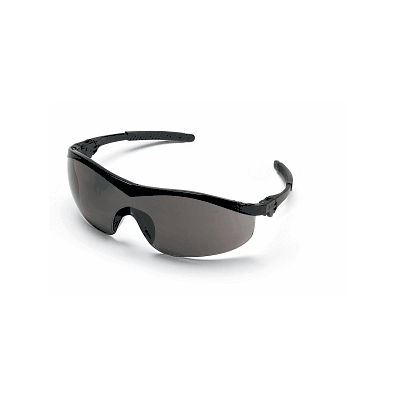 Glasses, Safety, Storm, Bl Frm, Grey Lens - M