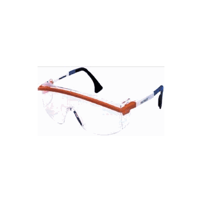 Glasses, Sfty Astrospec Uv Blu Frame Gry Lens