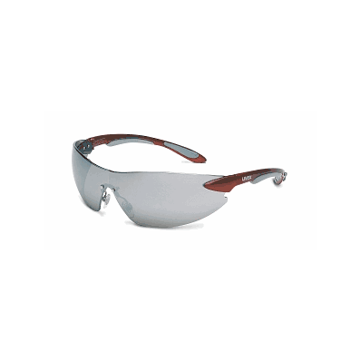 Glasses, Uvex Ignite, Met Red, Slvr Mir - Med