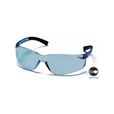 Glasses, Ztek, Blue, Antifog Lens - Medline