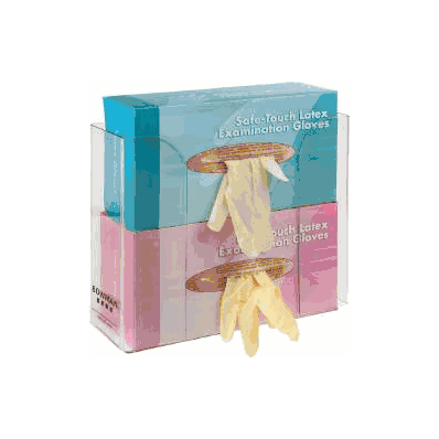 Glove Box Dispenser Horizontal Mount 2-box Cl