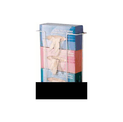 Glove Box Dispenser Horizontal Mount 3-box Wh