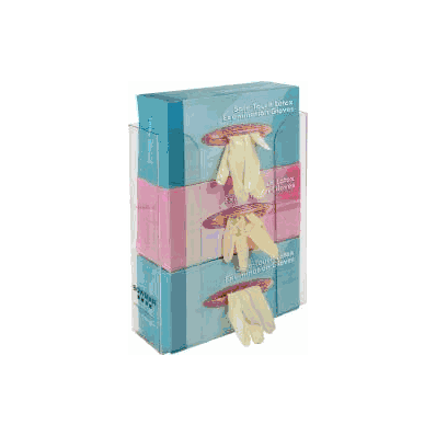 Glove Box Dispenser Vertical Mount 3-box Clea