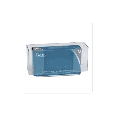Glove Box Holder Horizontal Mount 1-box Clear