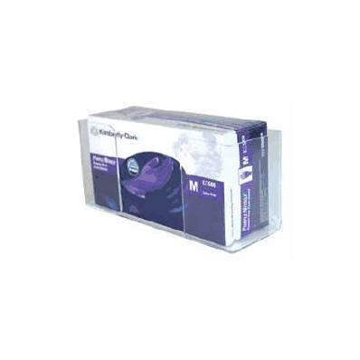 Glove Box Holder Horizontal Mount 1-box Clear