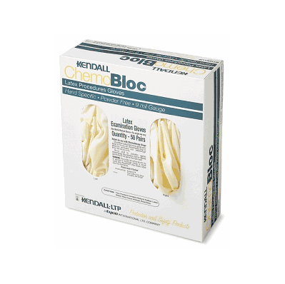 Glove, Chemoplus, Latex, Powder-Free, 9mil, S