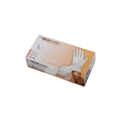 Glove, Exam, Latex, Medi-Guard, Powdered