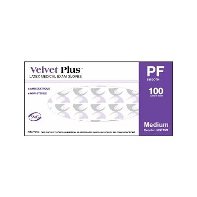 Glove, Exam, Latex, Velvet Plus, Ns, Powder-F