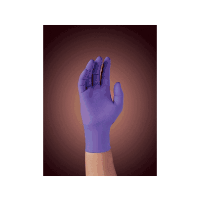 Glove, Exam, Nitrile, Powd Free, Md, Purp - M