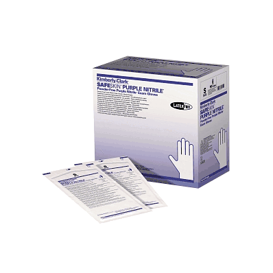 Glove, Exam, Nitrile, Powd Free, Md, Purple -