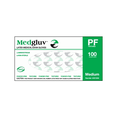 Glove Exm Sm Latex Ns Powder-Free Txtr - Medl