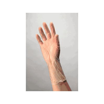 Glove, Instgrd, Synth, Smooth, Clr, Med, Viny