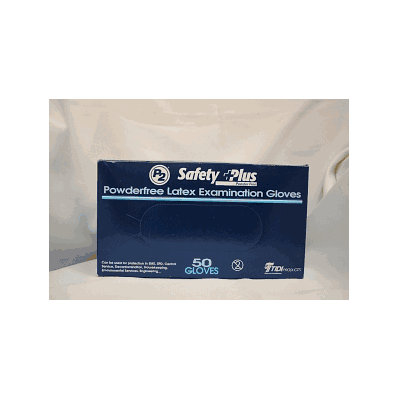 Glove, Latex, Safety Plus, 15mil, Powder-Free
