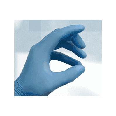Glove, Nitrile, 9", 3ml, Powder Free, Blue, S