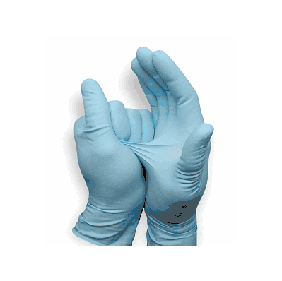 Glove, Nitrile, 9", 8ml, Blue, Low Powder, Xl
