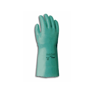Glove, Nitrile Solknit, 14" Gauntlet, 9 - Med