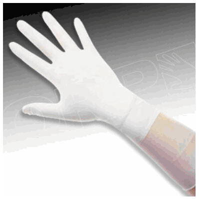 Glove, Nitrile, White, 12", Extra Small