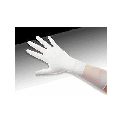 Glove, Nitrile, White, 9", Medium - Medline