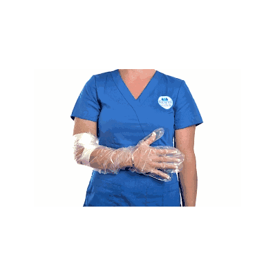 Glove, Shower Glove, Adult, 25 Ea / Dispenser