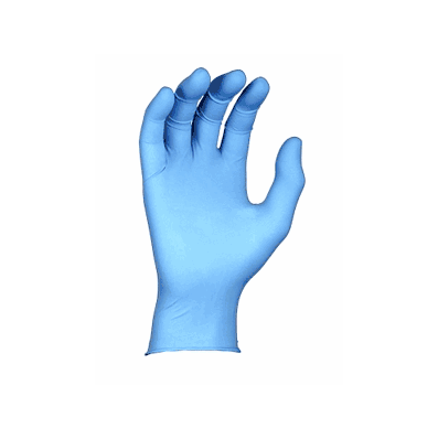 Gloves, N-dex Plus, Nitrile, 9-1/2", 8-mil, L