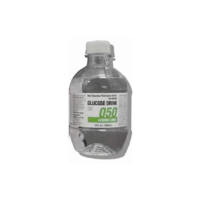 Glucose tolerance beverage, Lemon Lime, 50gm, 10 oz