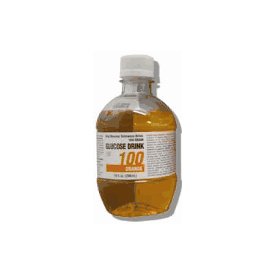 Glucose tolerance beverage, Orange, 100gm, 10 oz