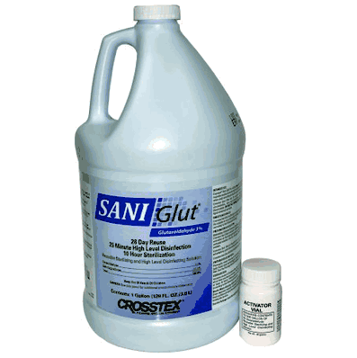 Glutaraldehyde High-Level Disinfectant, 1 Gallon, Lemon Scent