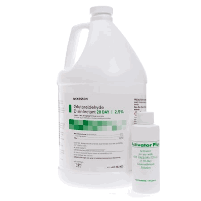 Glutaraldehyde High-Level Disinfectant McKesson 28 Day Activation