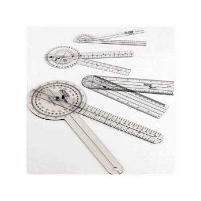 Goniometer, Joint, 8", 0-180 Deg, Plastic