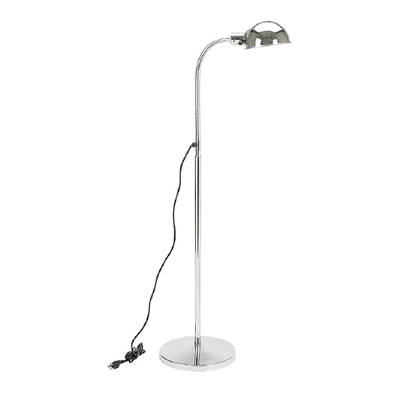 Gooseneck Exam Light, 1 Bulb with 60 Watt color Chrome