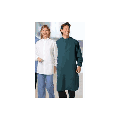Gown, Apron Barrier Unisx Ceil Blu 2xlg - -