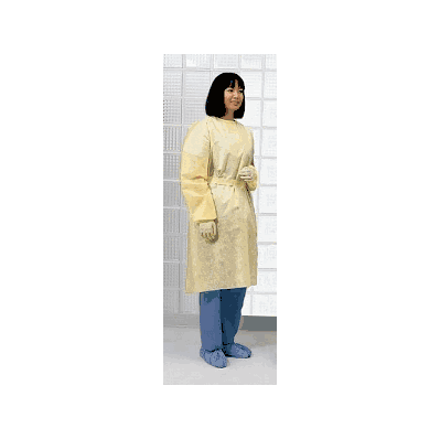 Gown, Isolation, Yellow - Medline