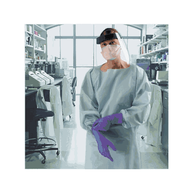 Gown, Procedure, Chemo, Open Back, Disp - Med